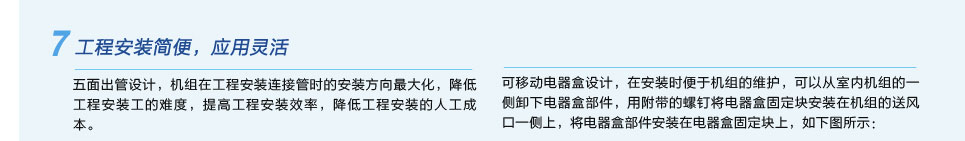 模塊化風(fēng)管送風(fēng)式空調(diào)機(jī)組